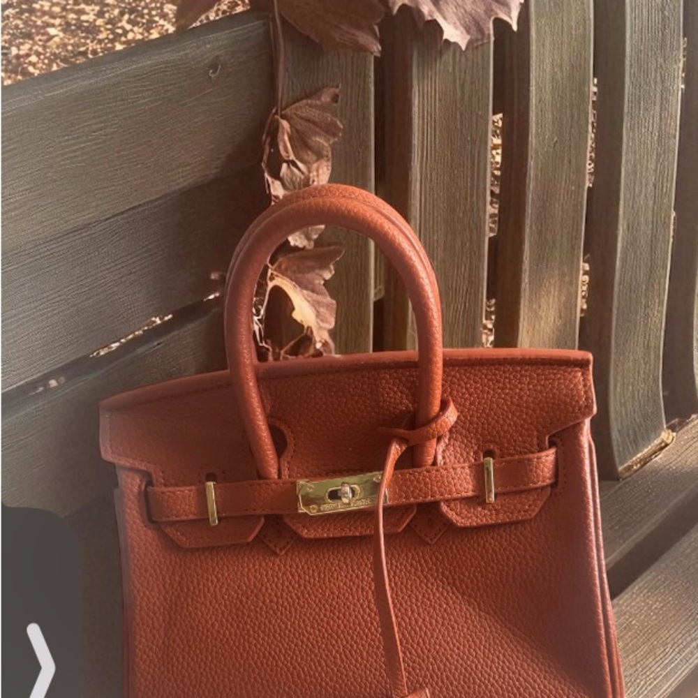 Hermes Rich Tan Leather Satchel